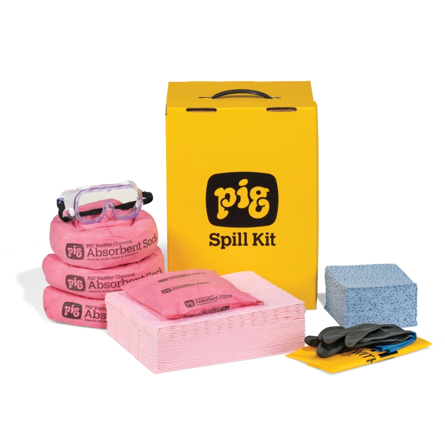 HazMat Spill Kit in GoBox® Cabinet - KIT390 - New Pig