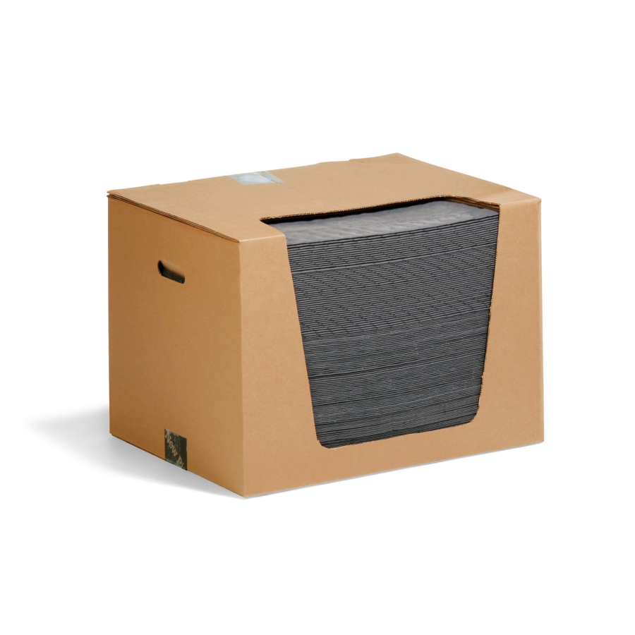 Tappetini Assorbenti New Pig MAT135 - Grigio, 51x38 Cm, Confezione Da 200 - Foto 2