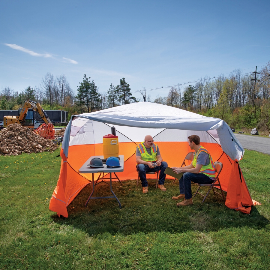 Utility Shelter for Job Site: Celina Tent - PAK6050 - New Pig