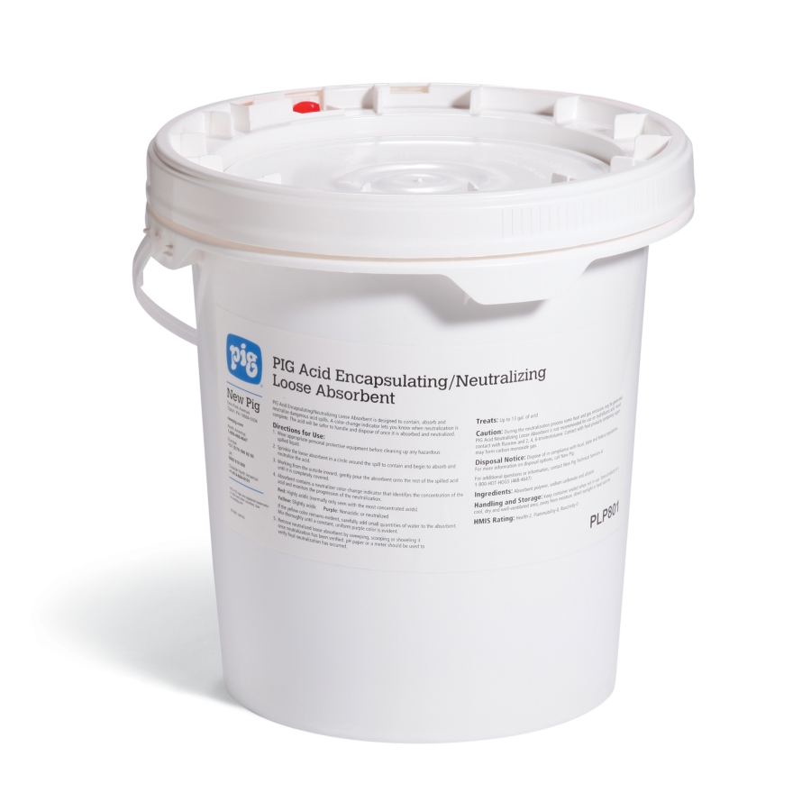 Loose Absorbent for Neutralizing Spilled Acid - PLP801 - New Pig
