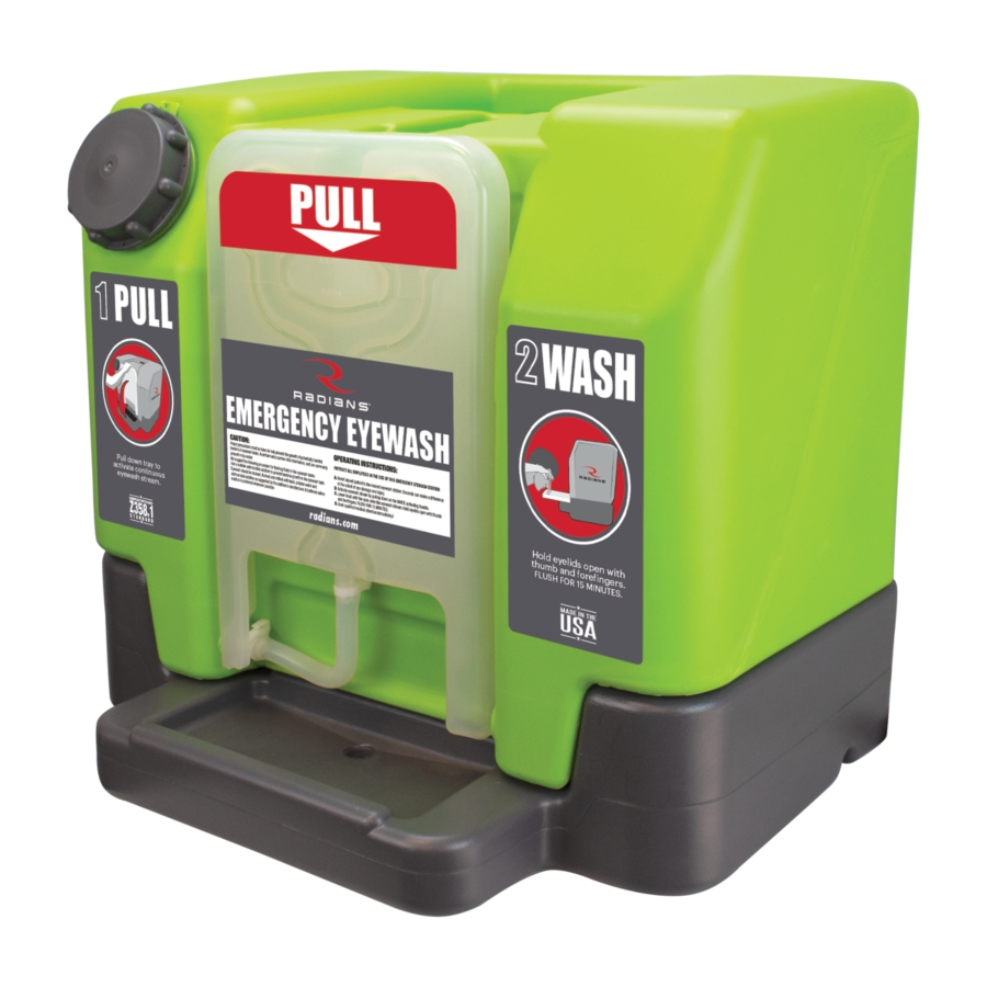 Radians® Emergency Eyewash Station: 12 Gallon - PLS2014