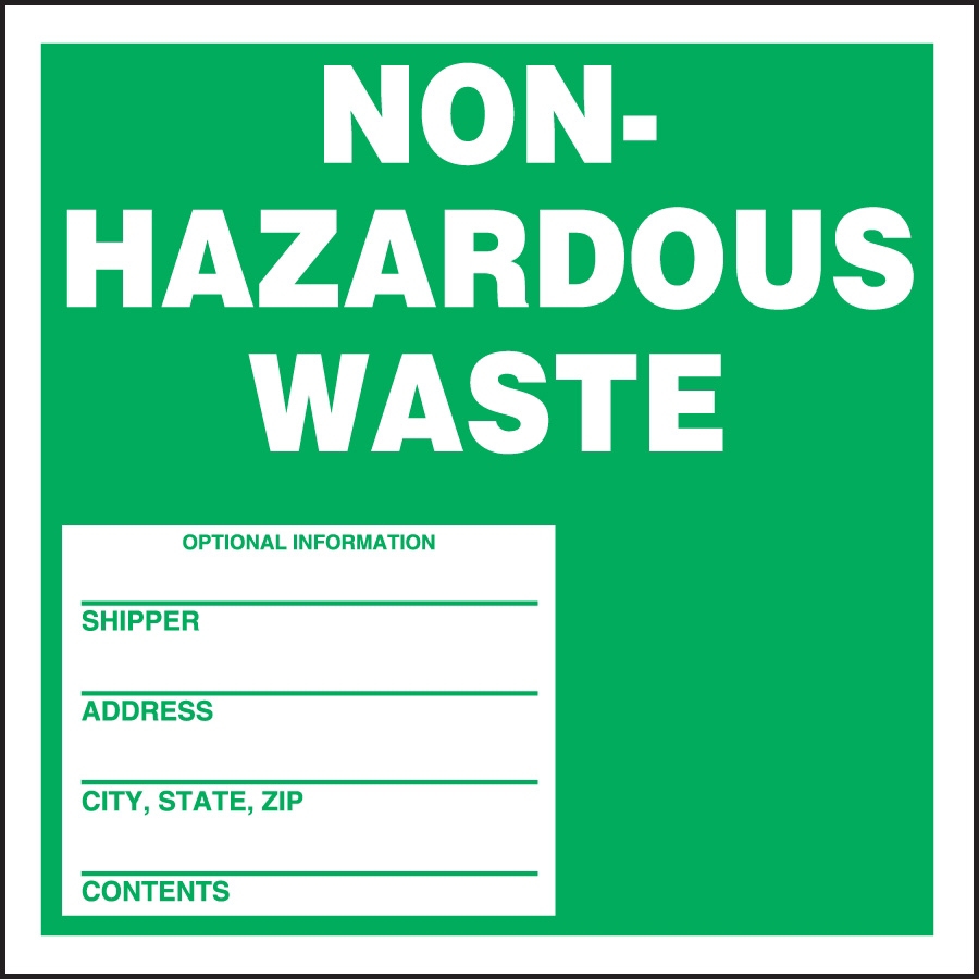 【R&B】JAZÉ Summa Thang Non-Hazardous Waste Shipping Label - SGN669 - New Pig