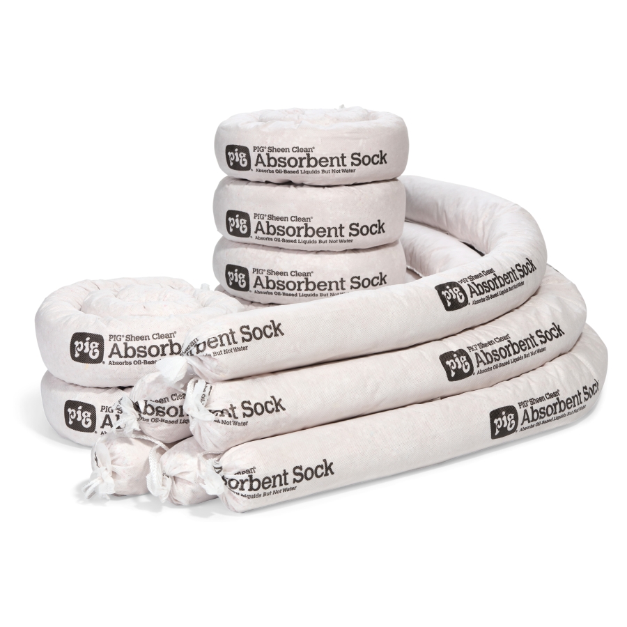 PIG® Sheen Clean® Oil-Only Absorbent Sock - SKM600 - New Pig