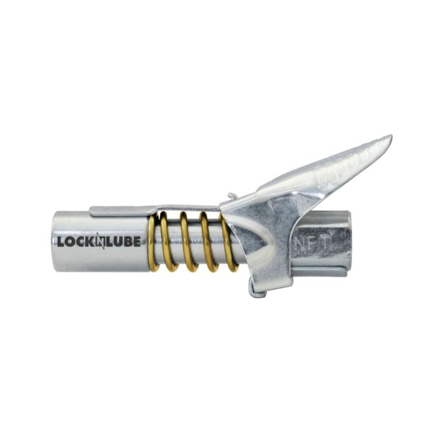 Grease Coupler for Any Grease Gun or Zerk Fitting: LockNLube
