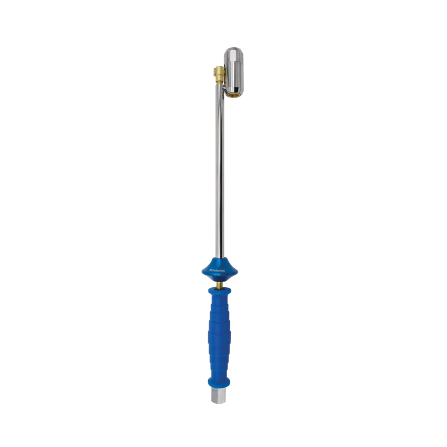 Extra-Long Reach Air Chuck with Remote Actuator: LockNFlate