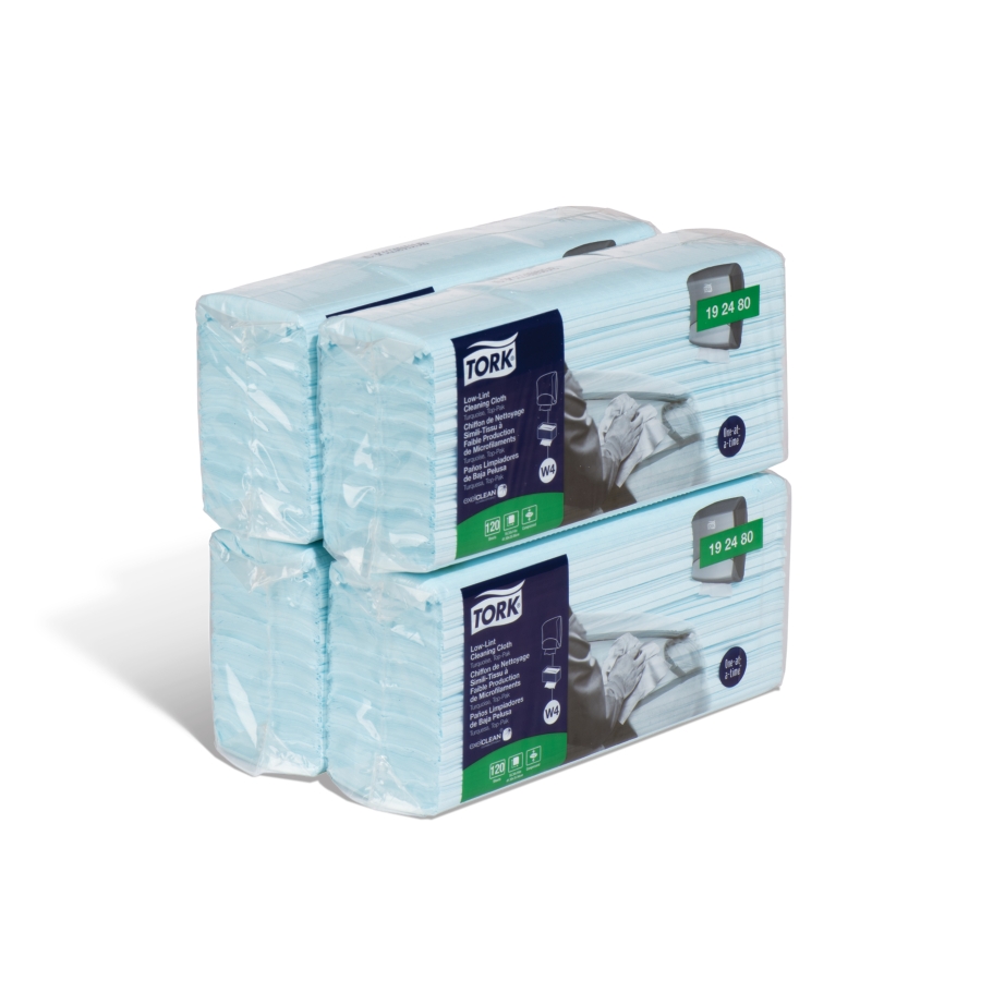 Low-Lint Industrial Cleaning Cloth: Tork - WIP4004 - New Pig