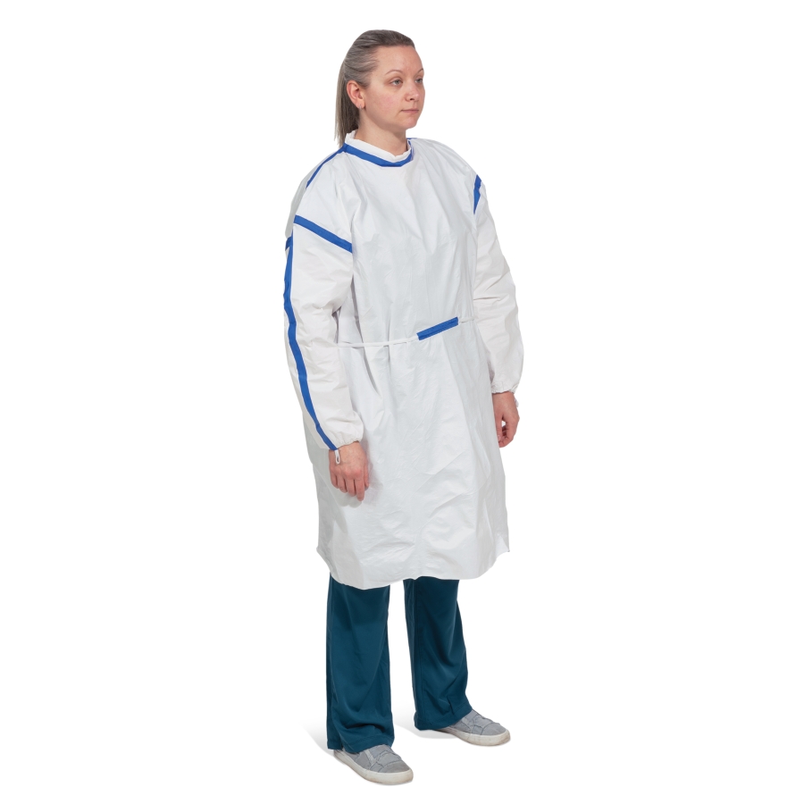 Compliant Chemotherapy Gown with Taped Seams - WPL981 - New Pig
