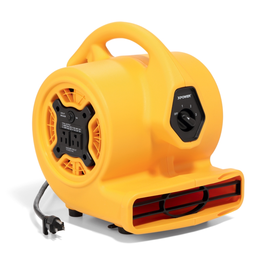 Compact Air Mover & Air Blower Carpet Fan - WTR100 - New Pig
