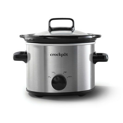 Crock-Pot&reg; 2-Quart Classic Slow Cooker, Small Slow Cooker, Stainless Steel