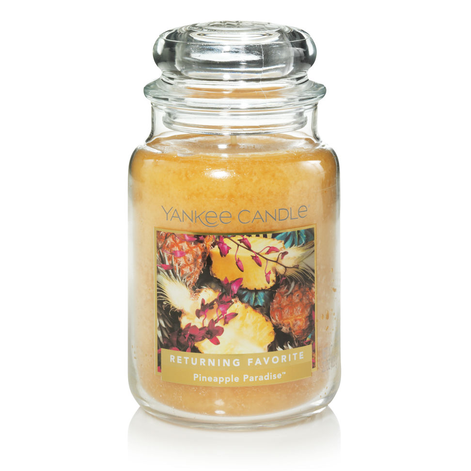 pineapple paradise large jar candles