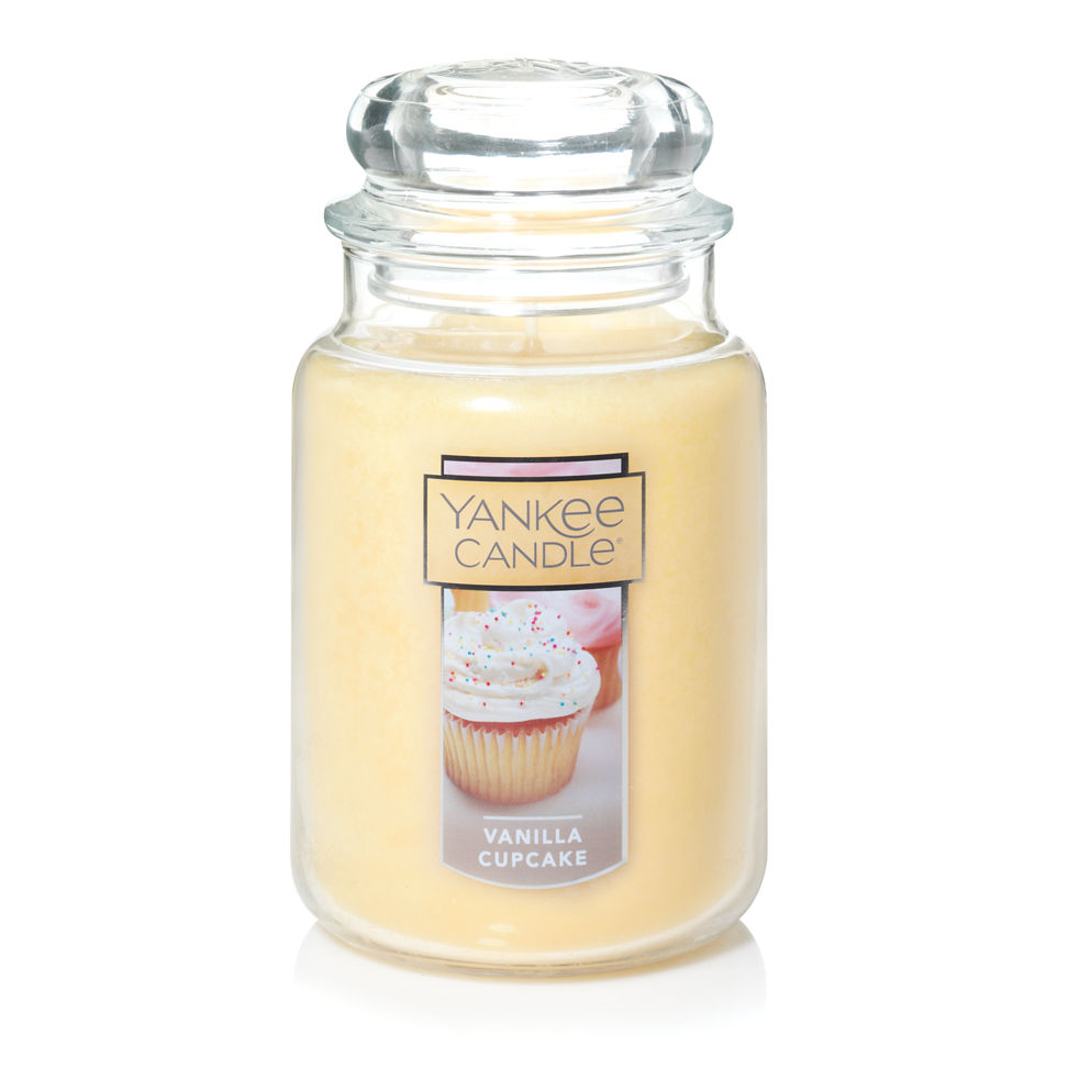 vanilla cupcake cream candles