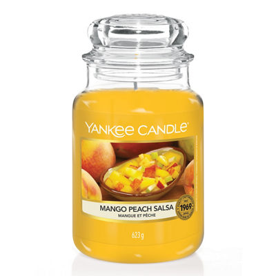Mango Peach Salsa Kerze