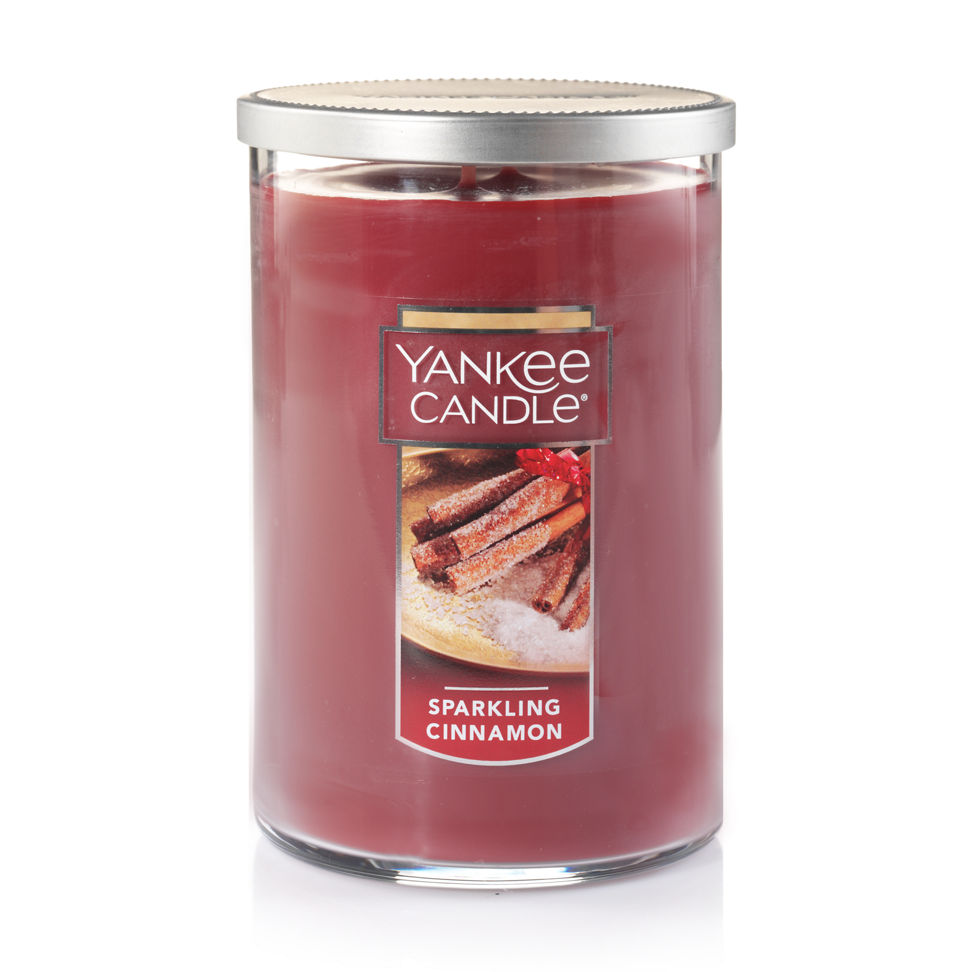 sparkling cinnamon large tumbler candles