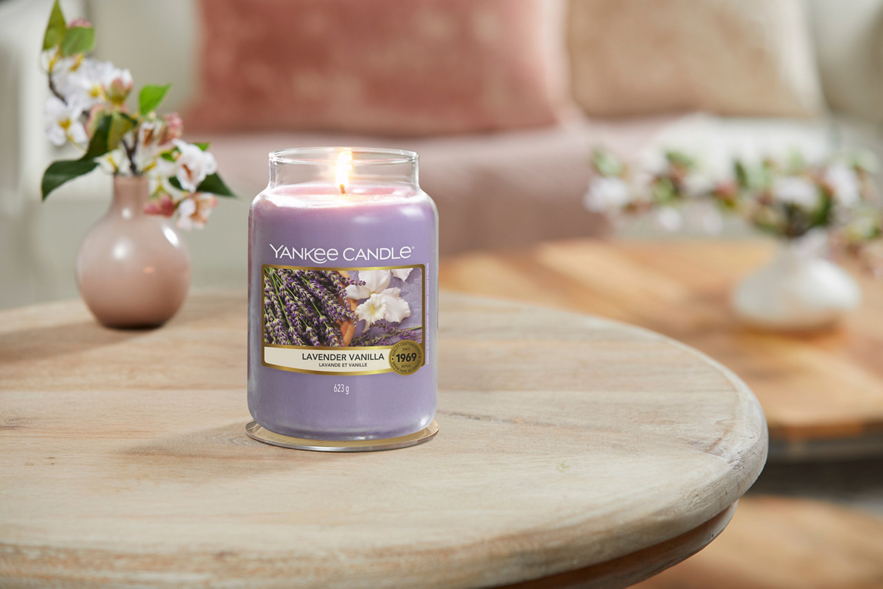 Lavender Vanilla Große Original Kerze im Glas