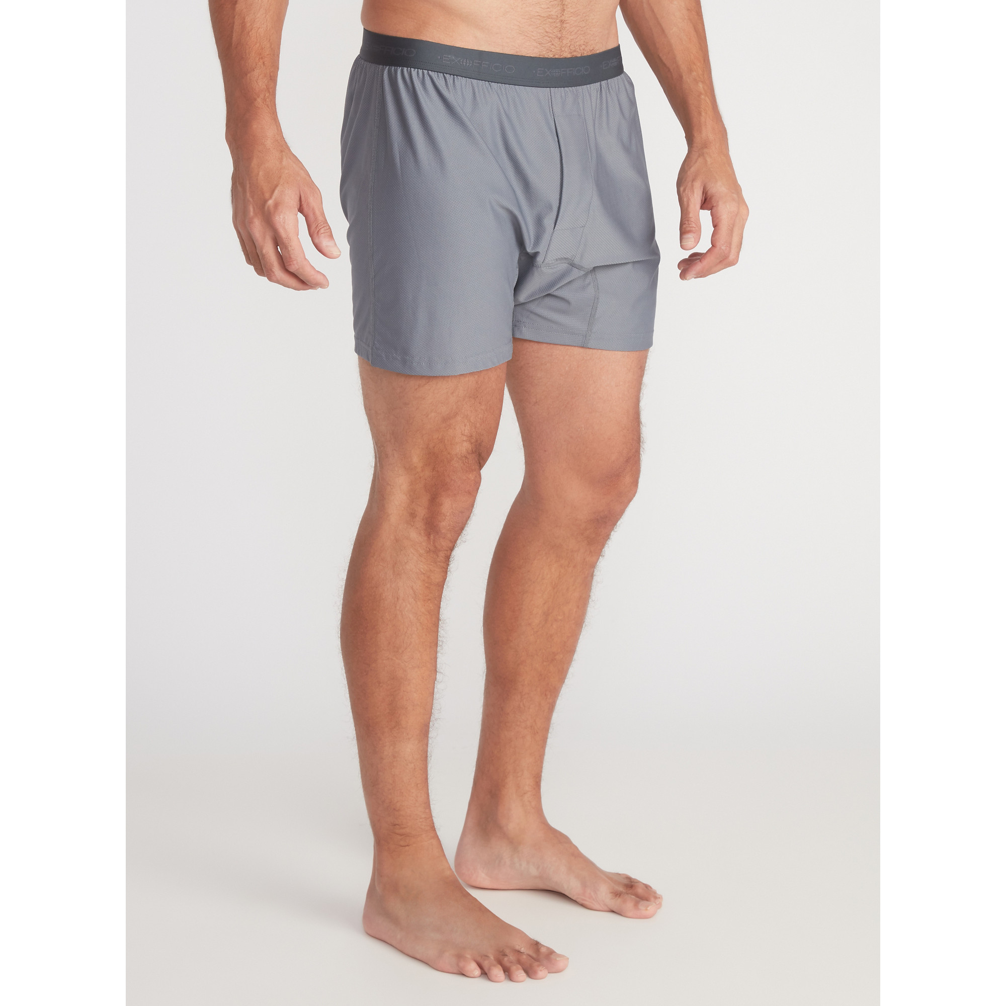 Ex Officio Men's Give-N-Go 2.0 Boxer in Gray (2416710) | Size 2XL | HisRoom.com