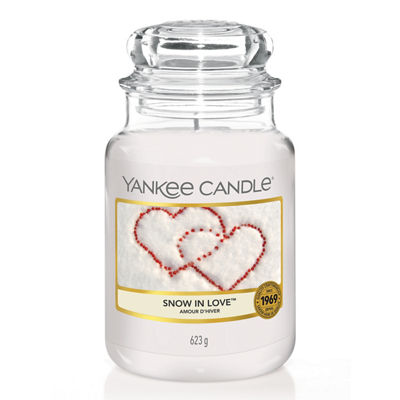 Snow In Love Candle