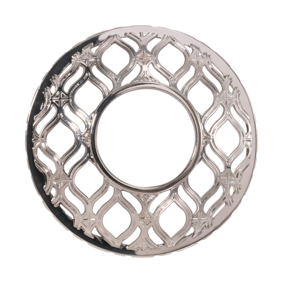 addison collection silver illuma lid jar candle toppers