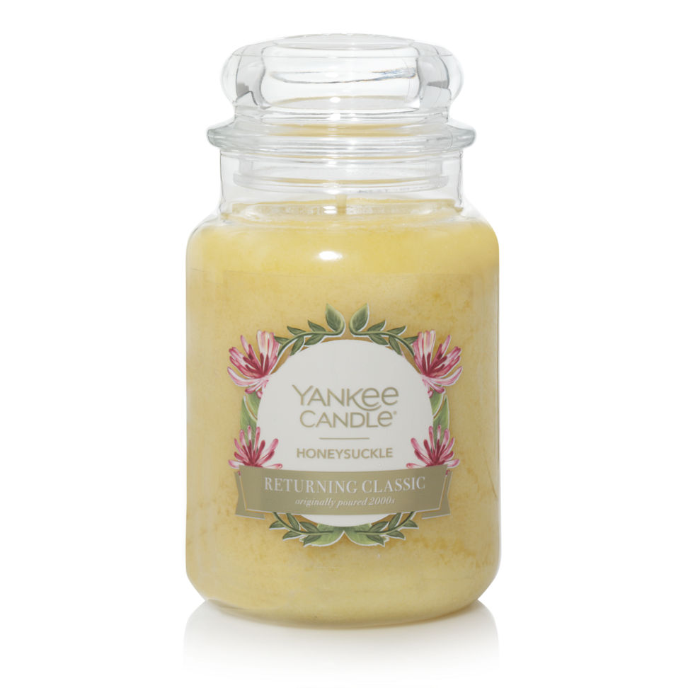 sweet honeysuckle large jar candles