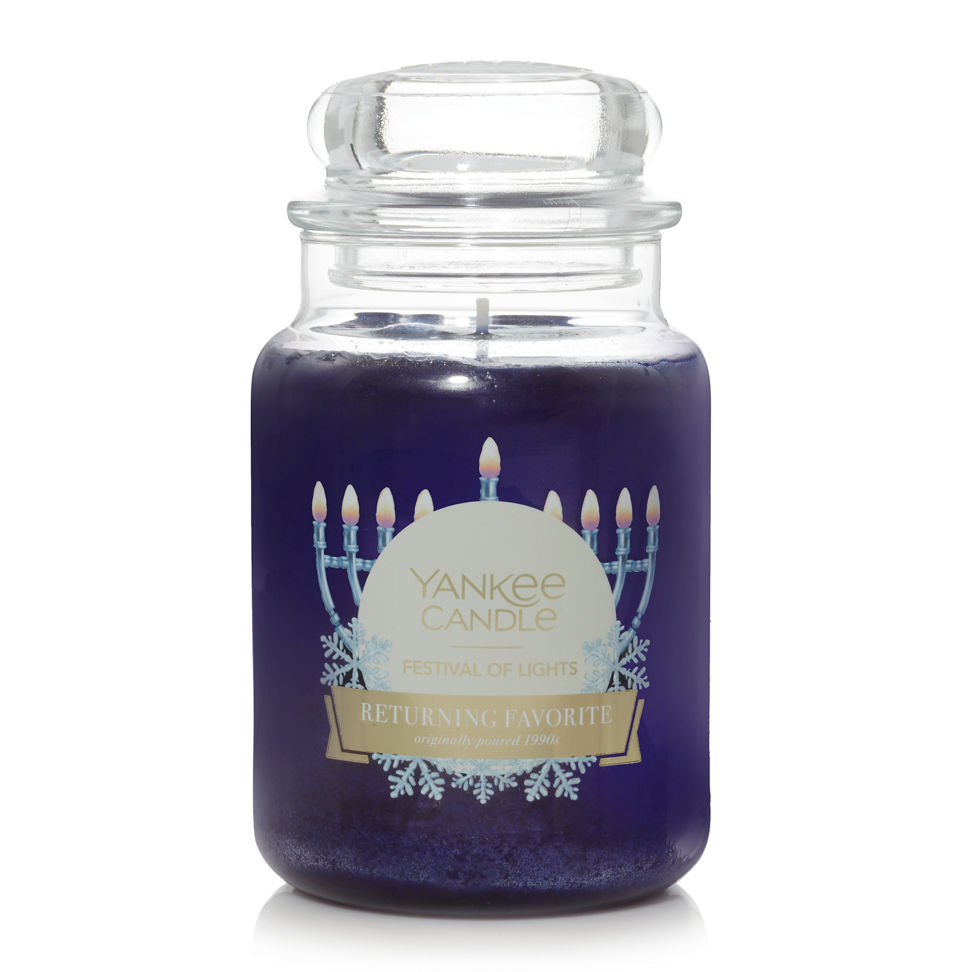 festival of lights jar candle
