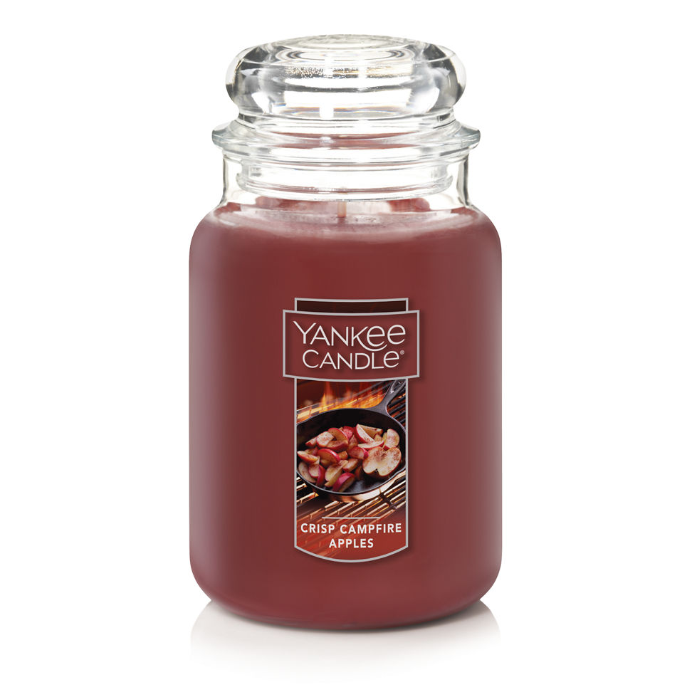 crisp campfire apples large jar candles
