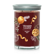 holiday zest signature large tumbler candle