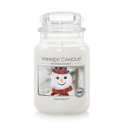 Large jack frost jar candle