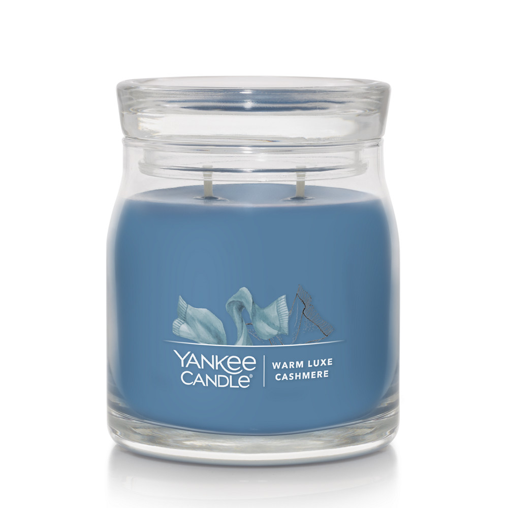 Warm Luxe Cashmere Signature Medium Jar Candle | Yankee Candle