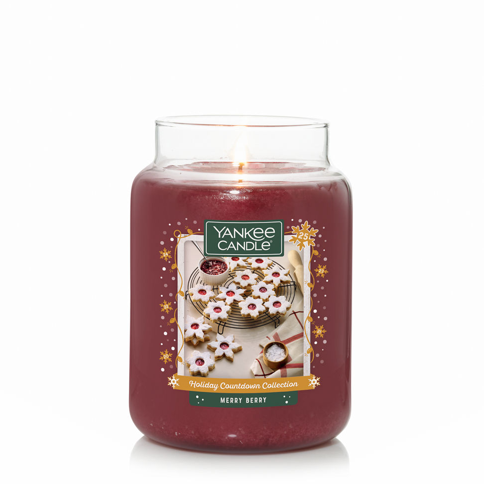 merry berry large jar candle