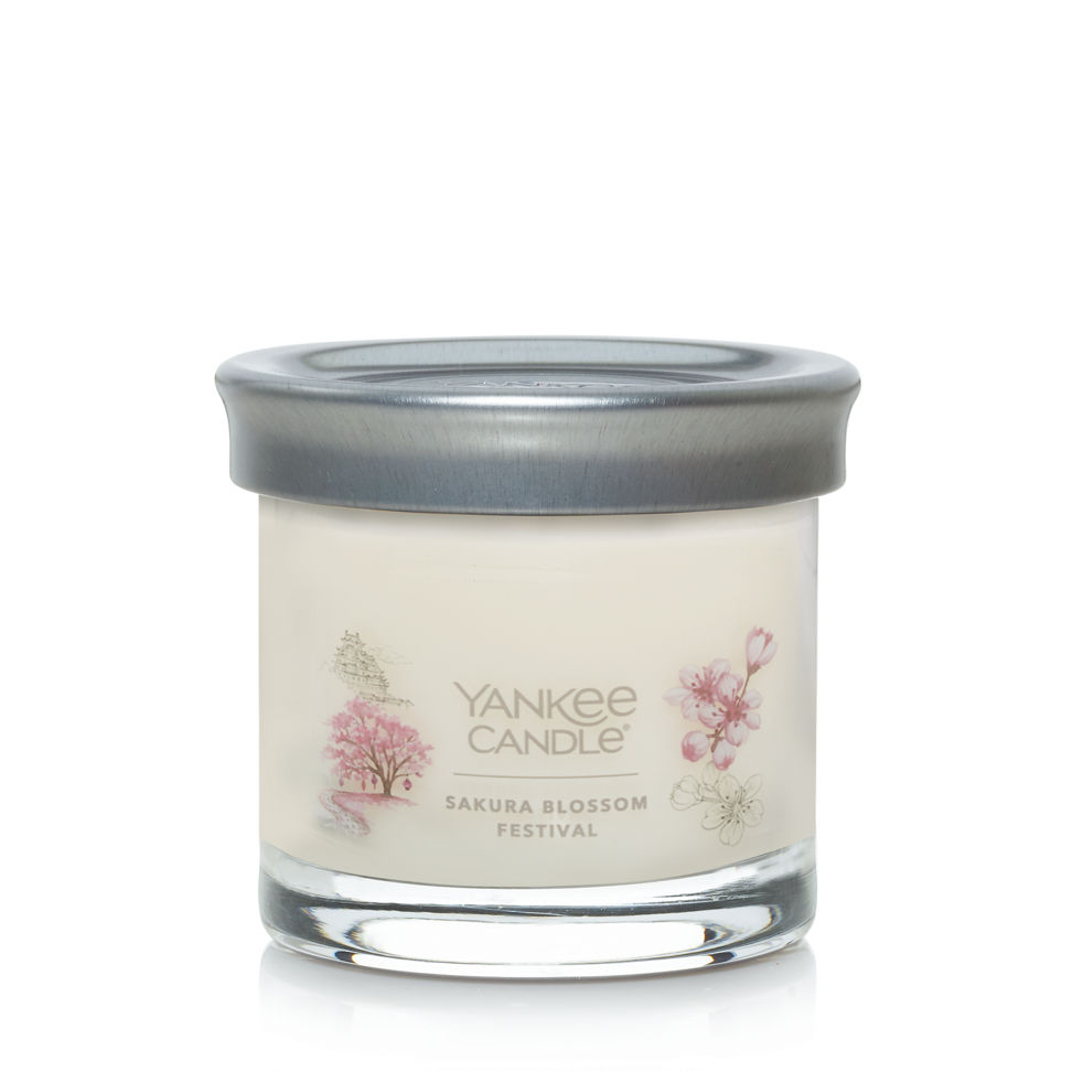sakura blossom festival signature small tumbler candle