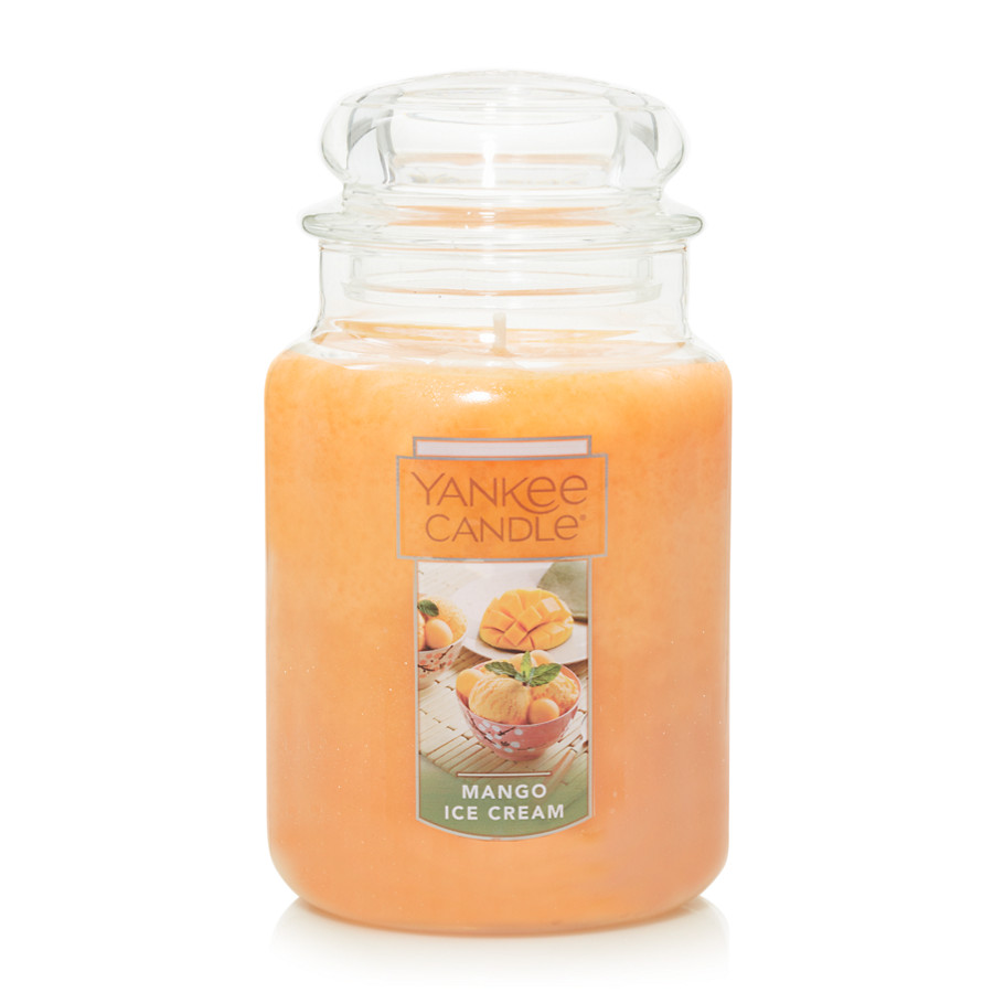 mango ice cream original large jar candle