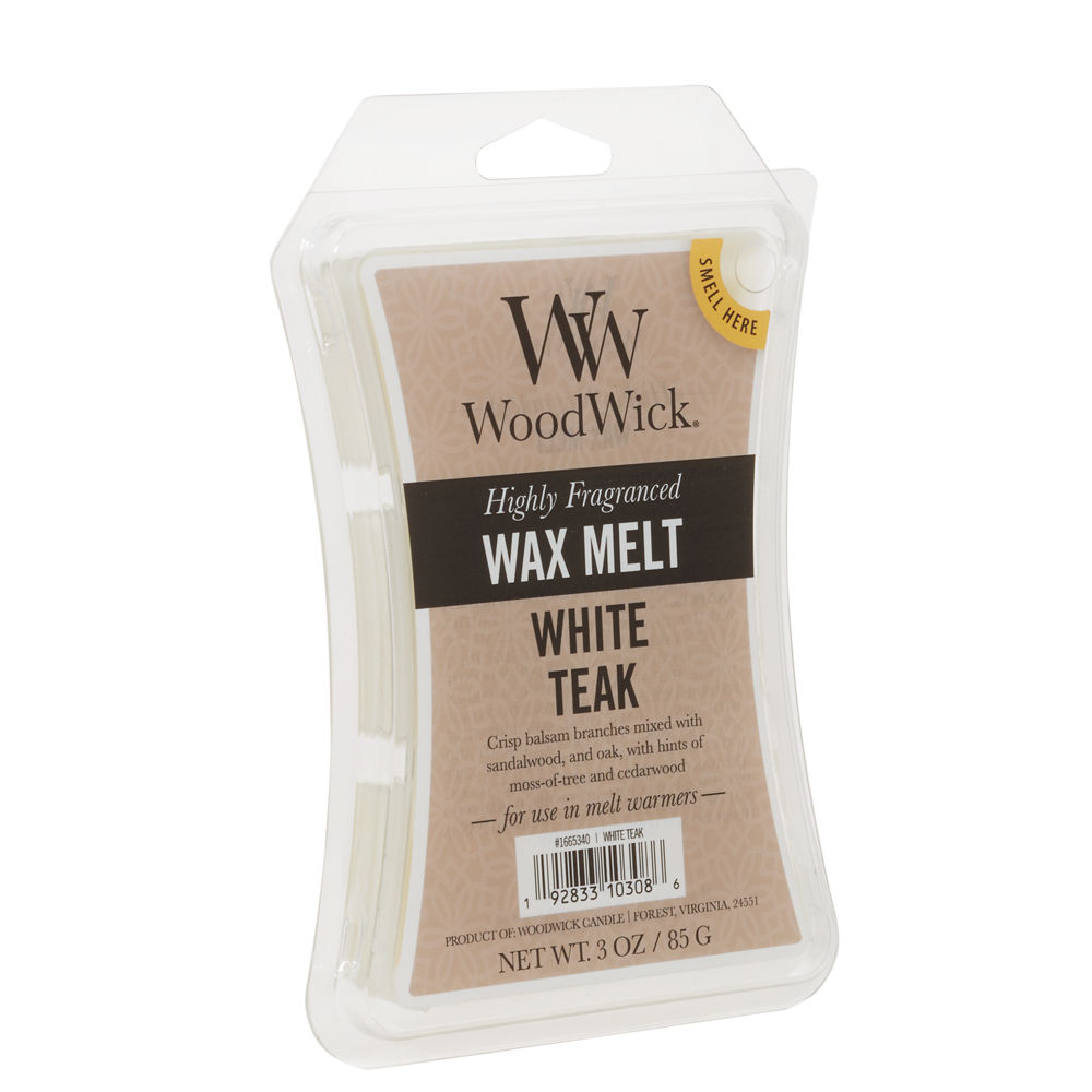 White Teak WoodWick® Wax Melts 6-Packs - Wax Melts | Yankee Candle