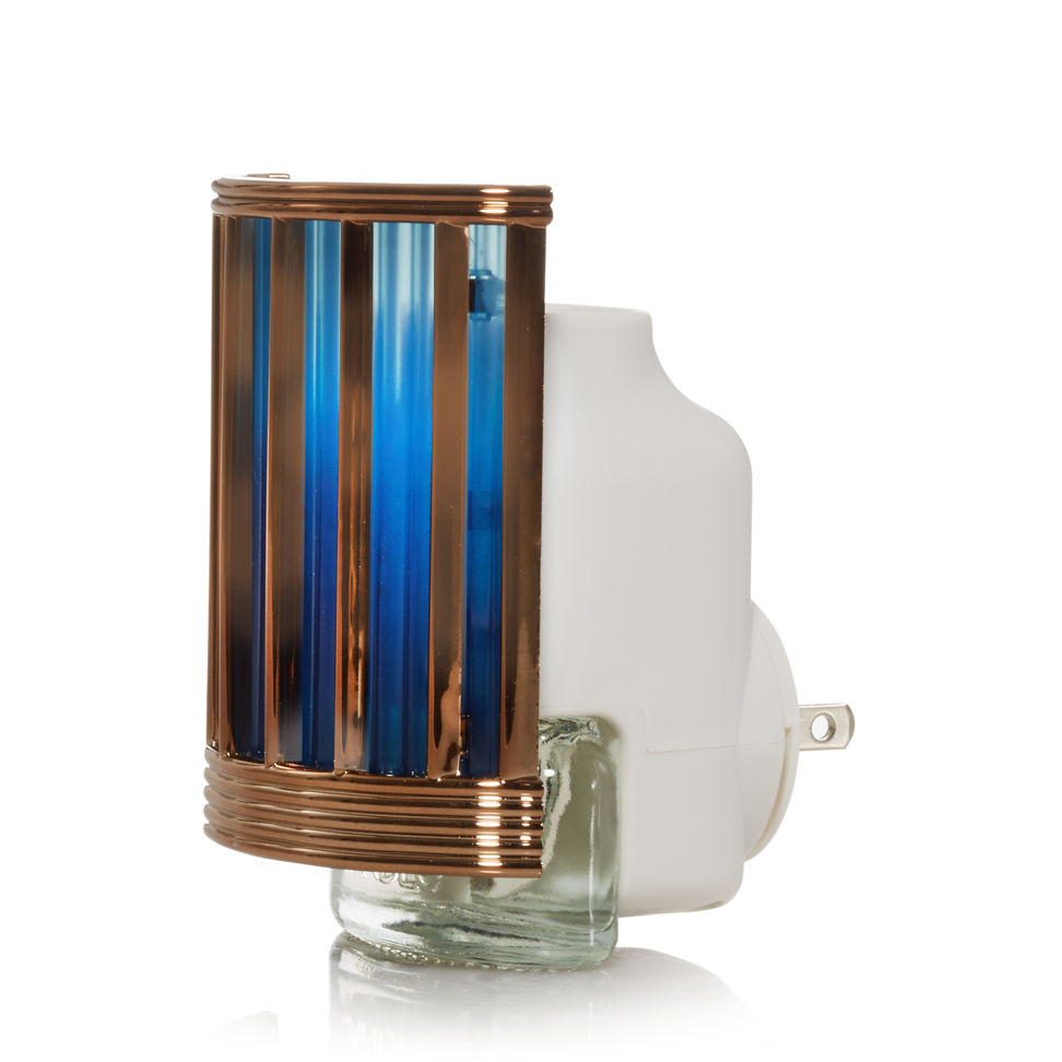 copper cuff with light scentplug diffuser