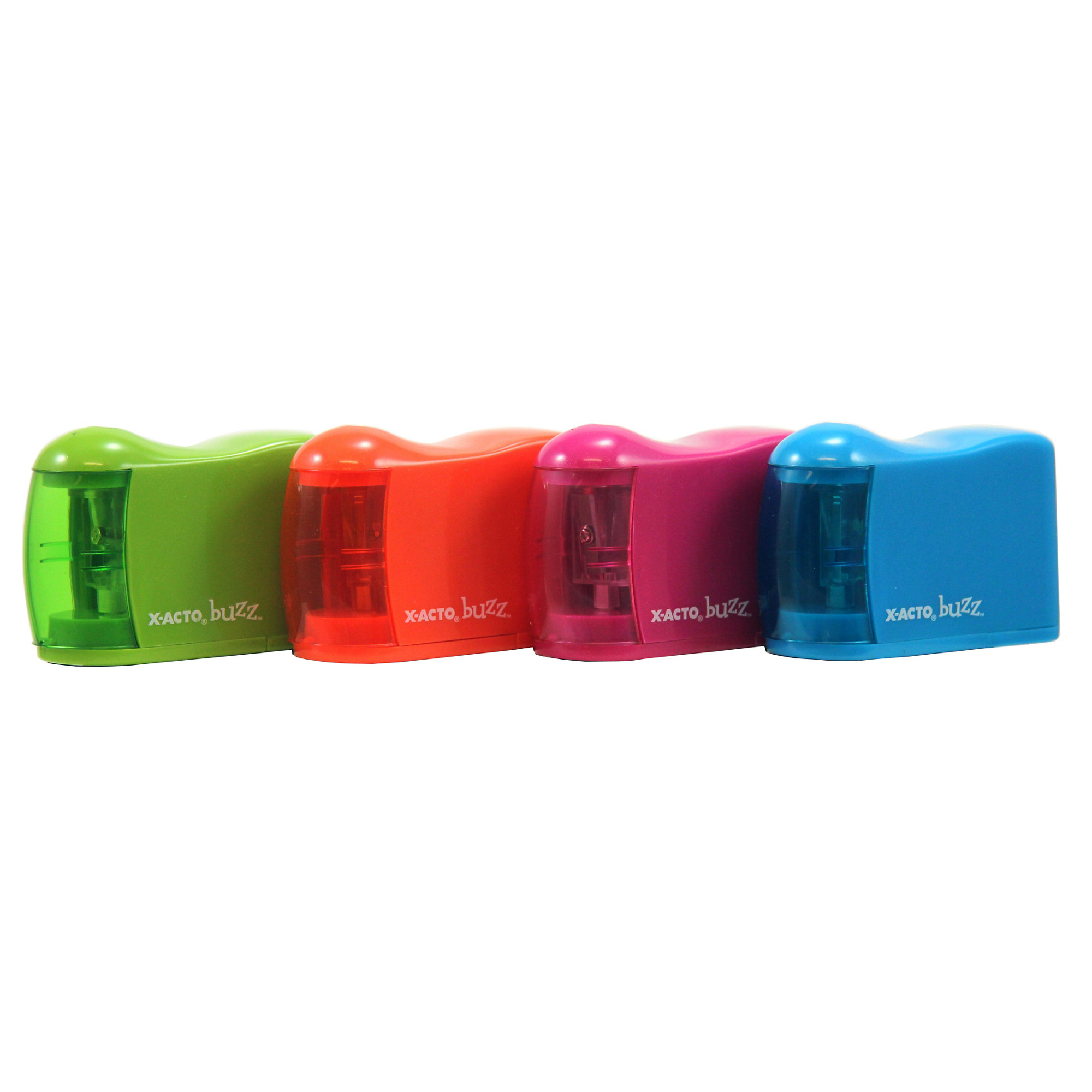 X-ACTO® Buzz Battery Pencil Sharpener, Assorted Colors, 1 Count