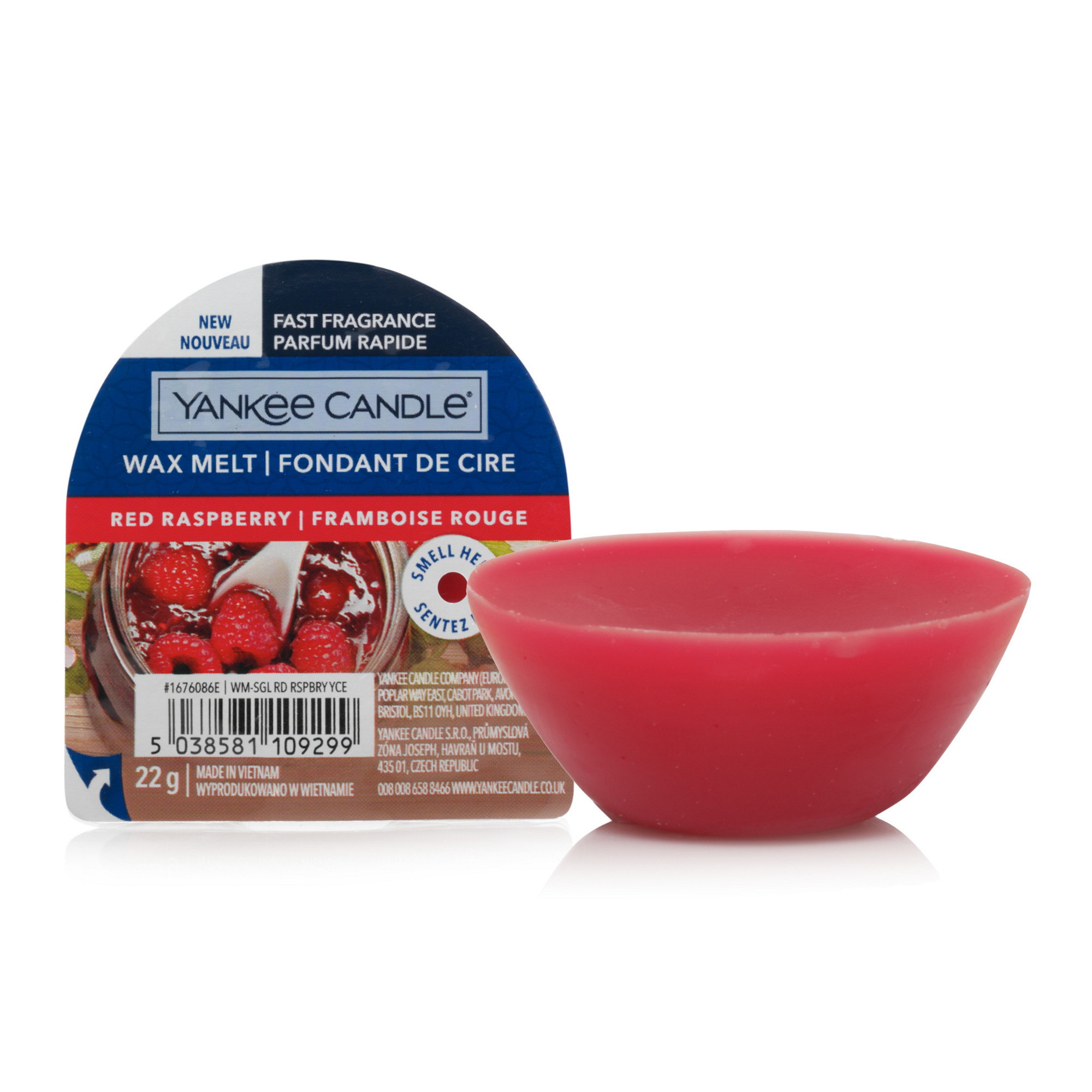 Yankee Candle Red Raspberry Wax Melt 22 G - Image 2