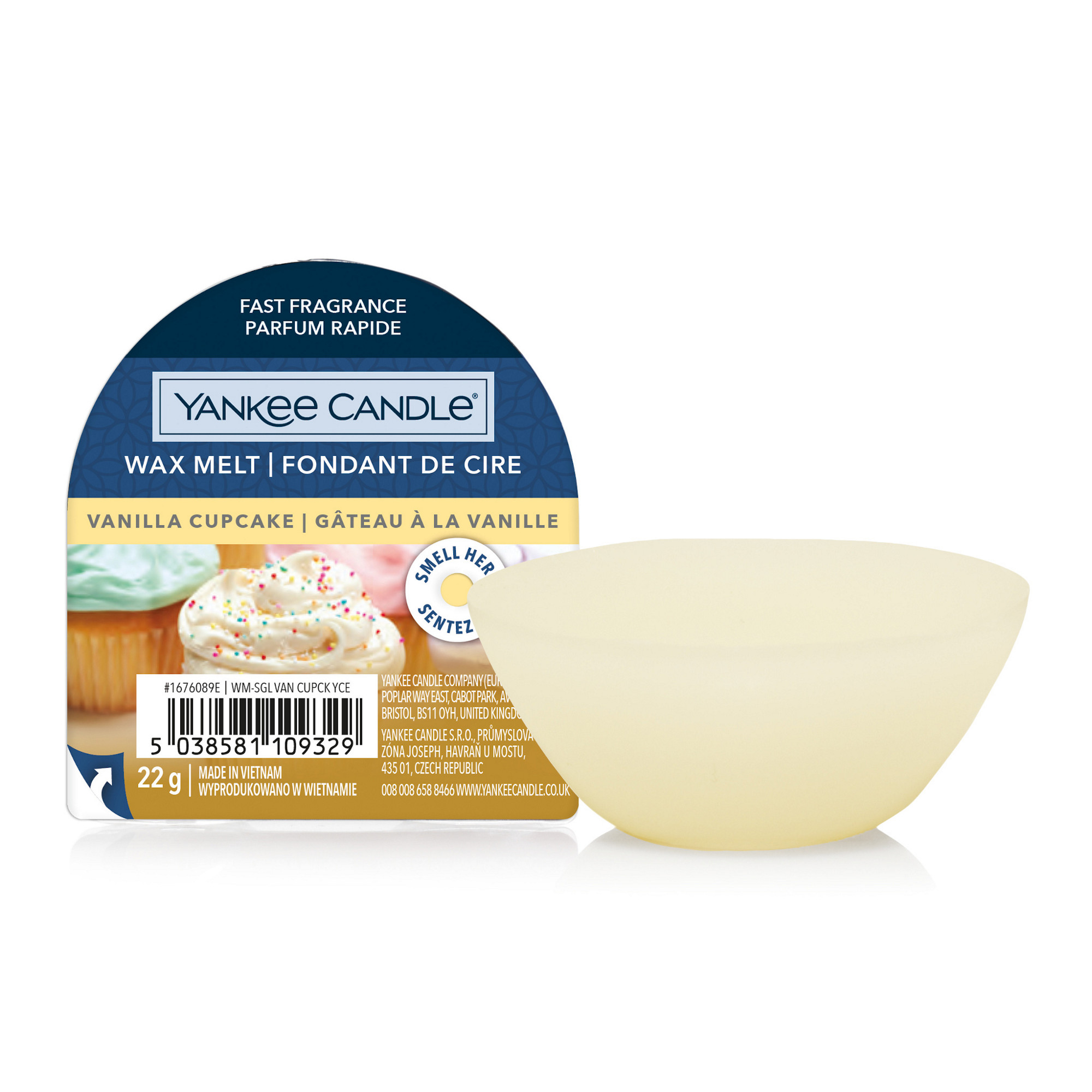 Yankee Candle Wax Melts Vanilla Cupcake Scented Wickless Home Fragrance 1 Count - Image 5