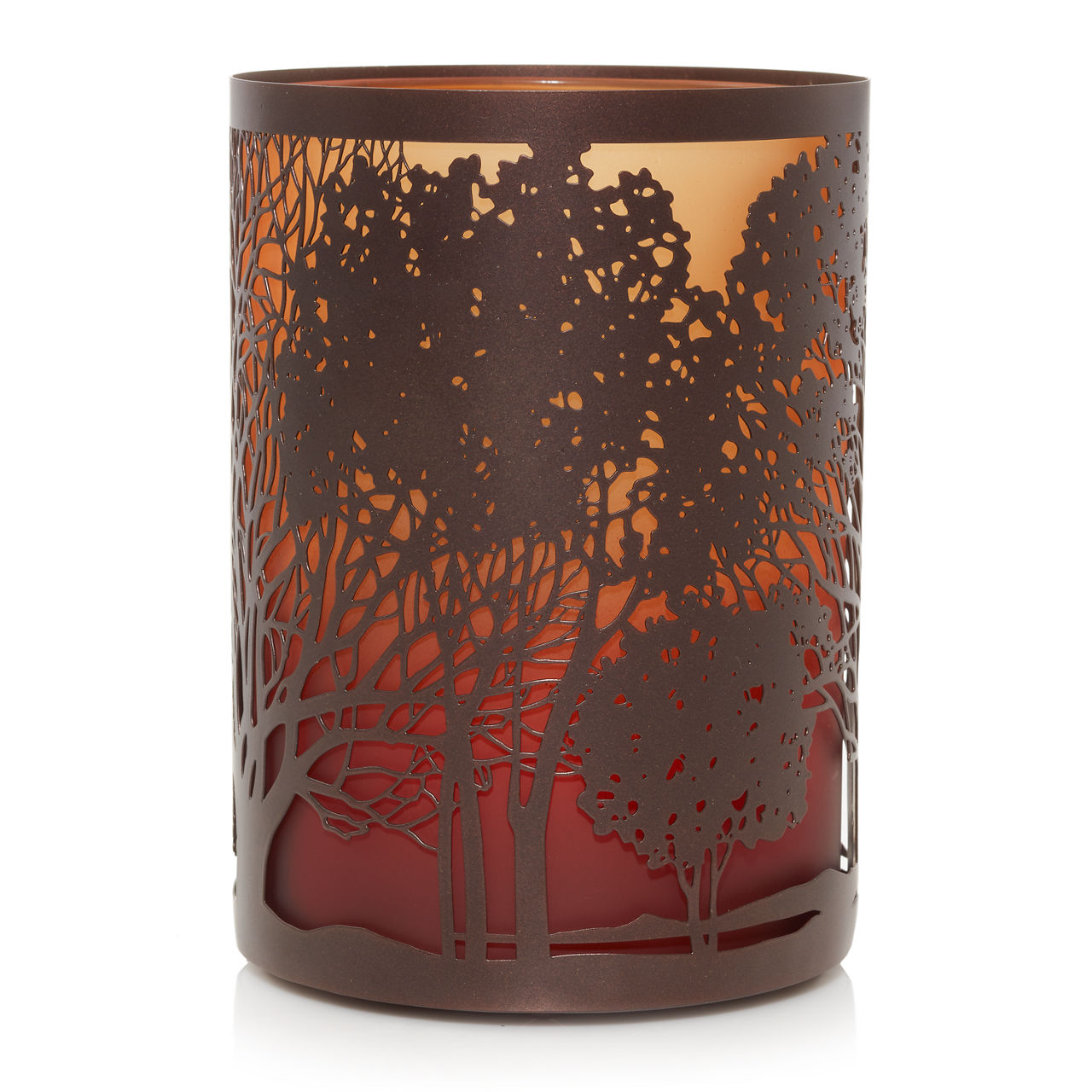 Trees Metal and Glass Holder