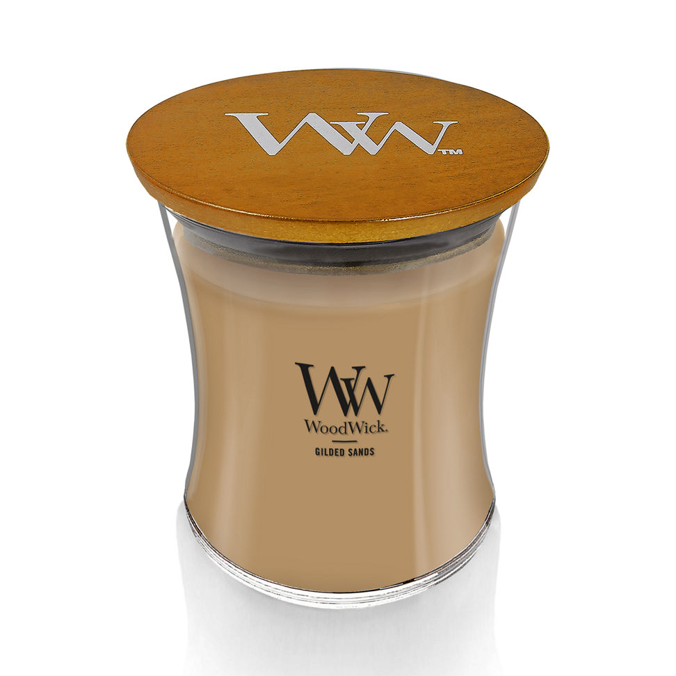 woodwick gilded sands medium hourglass candle