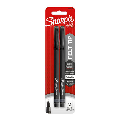 Stylos Sharpie, pointe moyenne (0,8 mm)