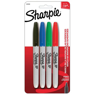 Sharpie Marcadores Permanentes, Punta Fina