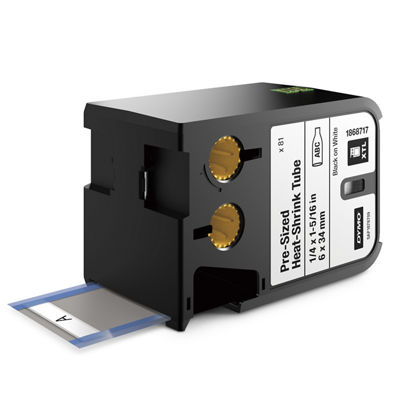 DYMO XTL&trade; Pre-sized Heat-Shrink Tube Labels