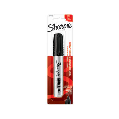 Marqueur permanent Sharpie King Size, grande pointe biseaut&eacute;e