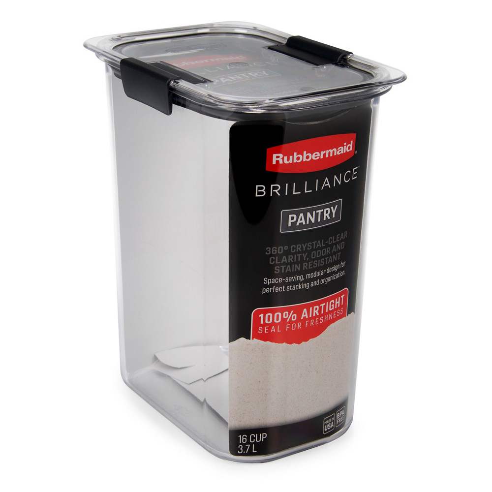 Brilliance™ Pantry Food Storage Container, 16 Cup, Clear | Rubbermaid