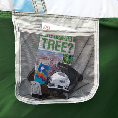 gear pocket of dome tent