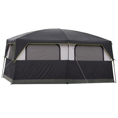 Coleman 9-Person Prairie Breeze Lighted Cabin Camping Tent