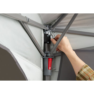 attaching coleman sun wall accessory to instant canopy