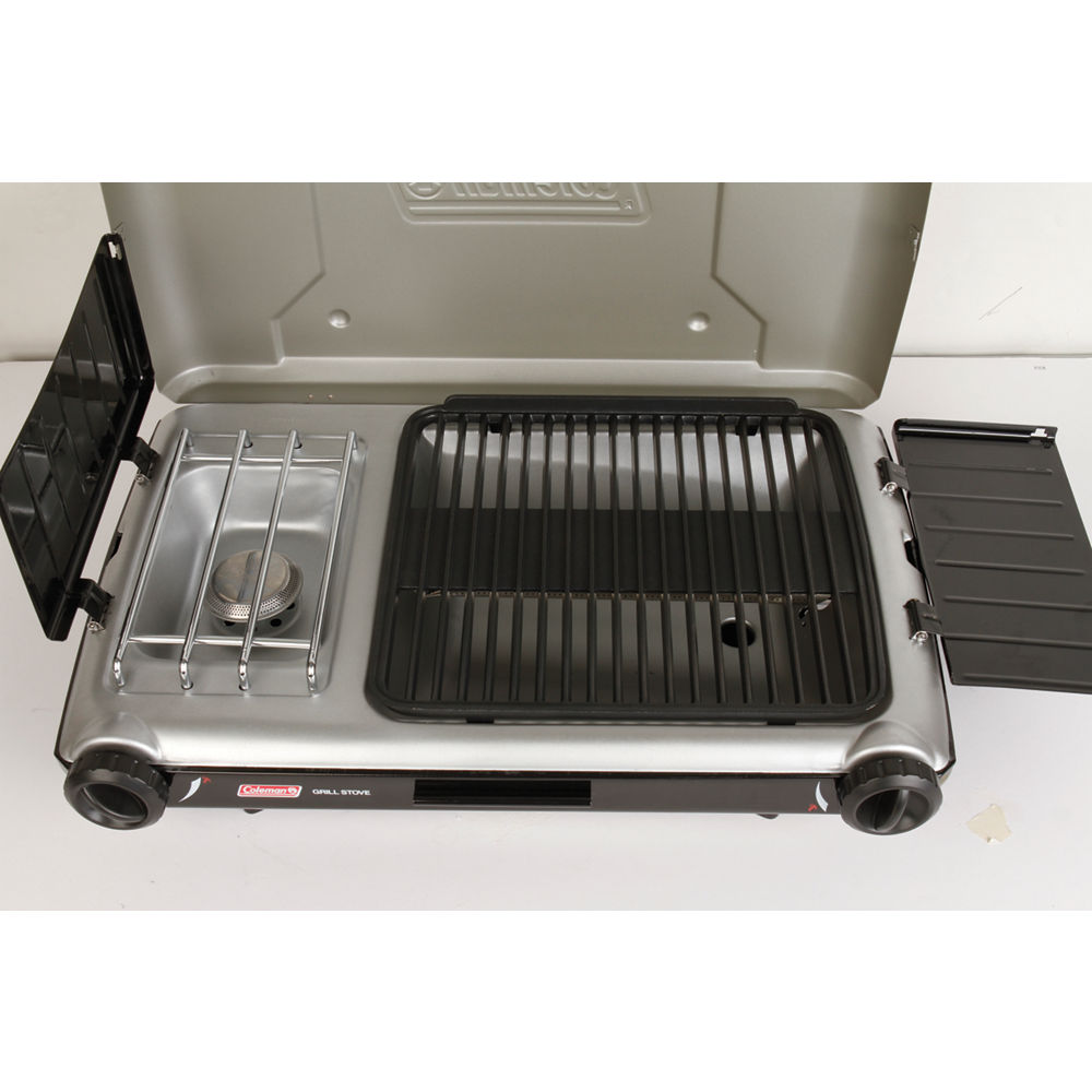 Deluxe Tabletop Propane 2-in-1 Grill/Stove, 2-Burner | Coleman