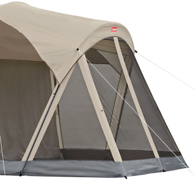 door of modified dome tent