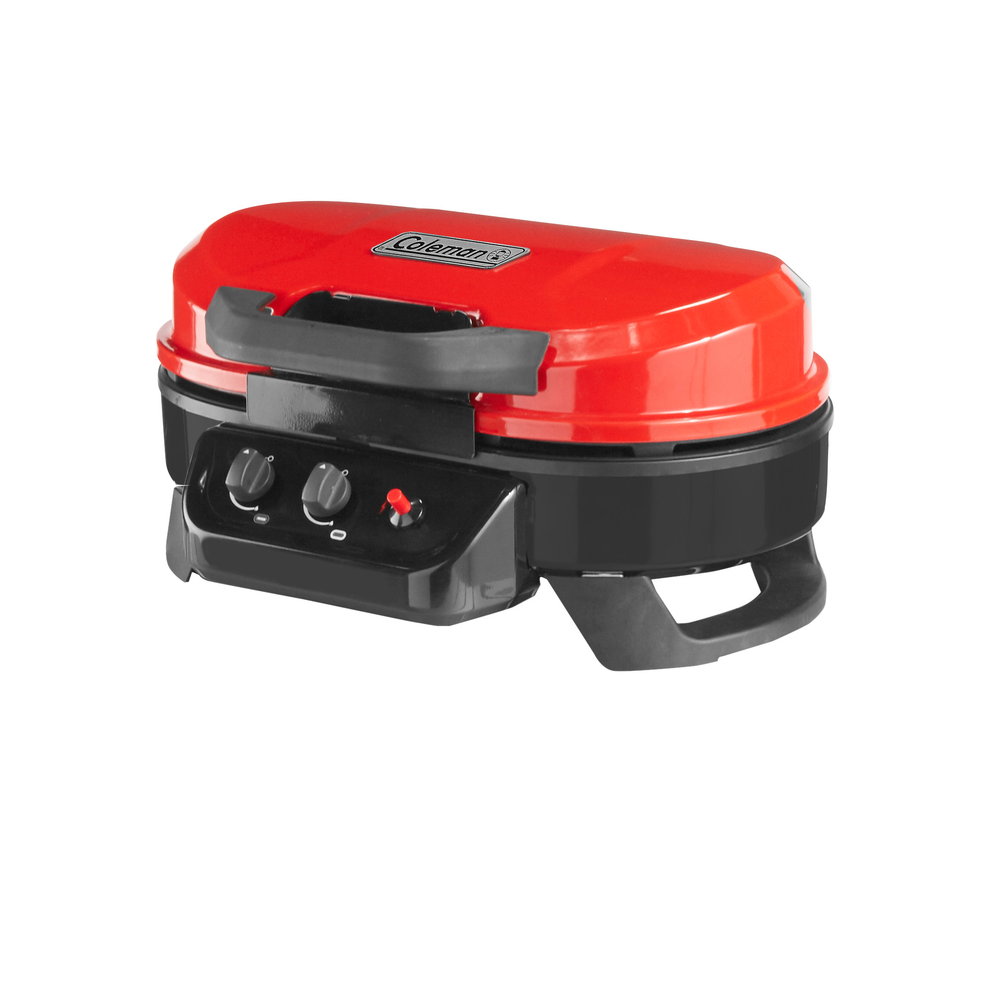 Coleman RoadTrip® 225 Portable Tabletop Propane Grill | Red | Push-Button Ignition