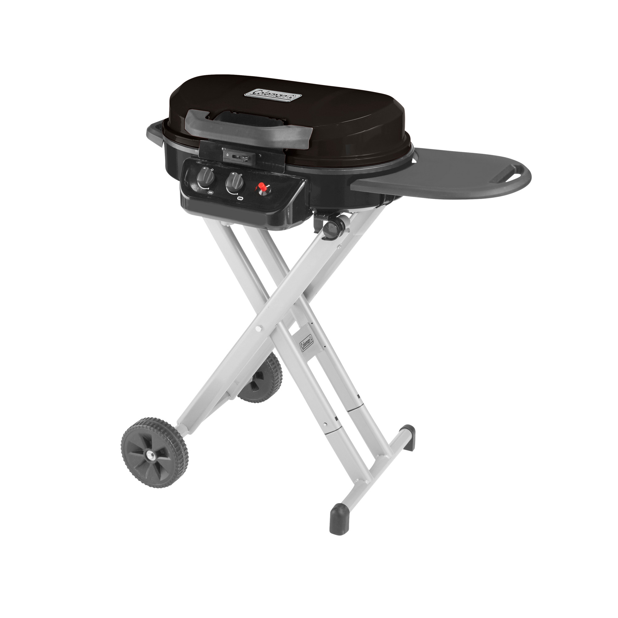 Coleman RoadTrip® 225 Portable Stand-Up Propane Grill | Black | Push-Button Ignition