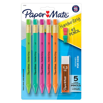 Paper Mate Handwriting Triangular Mechanical Pencil Set